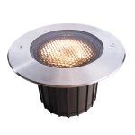 Deko-Light, Bodeneinbauleuchte, COB 25 Soft, 29 W, 3000 K, Silber, 1650 lm, Eingangsspannung: 220-240 V/AC, Edelstahl, Gebürstet, Energieeffizienzklasse: G, IP 67