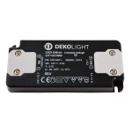 Deko-Light, Netzgerät (CV, DC), FLAT, CV, UT12V/6W, Spannungskonstant, 6.0 W, Eingangsspannung: 220-240 V/AC, Ausgangsspannung: 12 V/DC, Ausgangsspannung min./max.: 9-8 V/DC