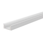 Deko-Light, Profil, U-Profil flach AU-01-08, 8 - 9,3 mm LED Stripes, Aluminium, Weiß, Tiefe: 2000 mm, Breite: 14 mm, Höhe: 7 mm