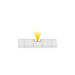 Deko-Light, Profil, U-Profil flach AU-01-12, 12 - 13,3 mm LED Stripes, Aluminium, Schwarz, Eloxiert, Tiefe: 2000 mm, Breite: 18 mm, Höhe: 7 mm