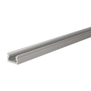 Deko-Light, Profil, U-Profil flach AU-01-05, 5 - 5,7 mm LED Stripes, Aluminium, Silber, Eloxiert, Tiefe: 1000 mm, Breite: 9 mm, Höhe: 6 mm