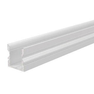 Deko-Light, Profil, U-Profil hoch AU-02-08, 8 - 9,3 mm LED Stripes, Aluminium, Weiß, Tiefe: 2000 mm, Breite: 14 mm, Höhe: 15 mm