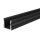 Deko-Light, Profil, U-Profil hoch AU-02-10, 10 - 11,3 mm LED Stripes, Aluminium, Schwarz, Eloxiert, Tiefe: 2000 mm, Breite: 16 mm, Höhe: 15 mm