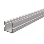 Deko-Light, Profil, U-Profil hoch AU-02-10, 10 - 11,3 mm LED Stripes, Aluminium, Silber, Eloxiert, Tiefe: 3000 mm, Breite: 16 mm, Höhe: 15 mm