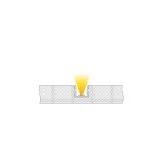Deko-Light, Profil, U-Profil hoch AU-02-12, 12 - 13,3 mm LED Stripes, Aluminium, Silber, Eloxiert, Tiefe: 1000 mm, Breite: 18 mm, Höhe: 15 mm
