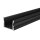 Deko-Light, Profil, U-Profil hoch AU-02-15, 15 - 16,3 mm LED Stripes, Aluminium, Schwarz, Eloxiert, Tiefe: 2000 mm, Breite: 21 mm, Höhe: 15 mm