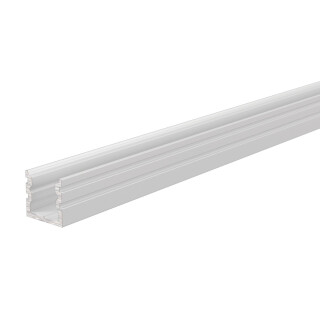 Deko-Light, Profil, U-Profil hoch AU-02-05, 5 - 5,7 mm LED Stripes, Aluminium, Weiß, Tiefe: 2000 mm, Breite: 9 mm, Höhe: 9 mm