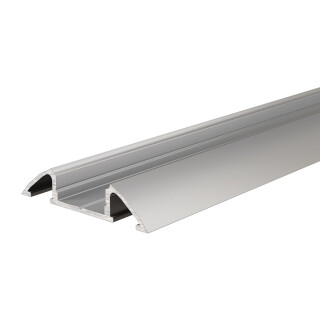 Deko-Light, Profil, Unterbau-Profil flach AM-01-10, 10 - 11,3 mm LED Stripes, Aluminium, Silber, Eloxiert, Tiefe: 2000 mm, Breite: 32 mm, Höhe: 7 mm