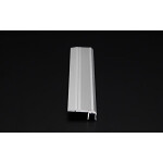 Deko-Light, Profil, Treppenstufen-Profil AL-02-10, 10 - 11,3 mm LED Stripes, Aluminium, Silber, Eloxiert, Tiefe: 3000 mm, Breite: 55 mm, Höhe: 20.5 mm