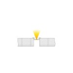 Deko-Light, Profil, T-Profil flach ET-01-10, 10 - 11,3 mm LED Stripes, Aluminium, Silber, Eloxiert, Tiefe: 3000 mm, Breite: 25 mm, Höhe: 7 mm