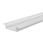 Deko-Light, Profil, T-Profil flach ET-01-15, 15 - 16,3 mm LED Stripes, Aluminium, Weiß, Tiefe: 2000 mm, Breite: 30 mm, Höhe: 7 mm