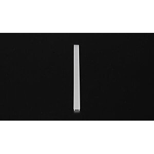 Deko-Light, Profil Abdeckung, Abdeckung P-01-08, Kunststoff, Teiltransparent 75% Transmission, Tiefe: 2000 mm, Breite: 12.5 mm, Höhe: 4.4 mm