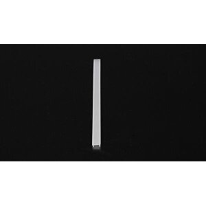 Deko-Light, Profil Abdeckung, Abdeckung P-01-08, Kunststoff, Teiltransparent 75% Transmission, Tiefe: 2000 mm, Breite: 12.5 mm, Höhe: 4.4 mm