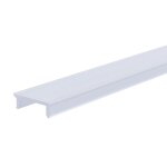 Deko-Light, Profil Abdeckung, Abdeckung P-01-10, Kunststoff, Satiniert 40% Transmission, Tiefe: 1000 mm, Breite: 14.5 mm, Höhe: 4.4 mm