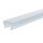 Deko-Light, Profil Abdeckung, Abdeckung H-01-08, Kunststoff, Teiltransparent 75% Transmission, Tiefe: 1000 mm, Breite: 14 mm, Höhe: 9.4 mm