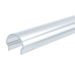 Deko-Light, Profil Abdeckung, Abdeckung R-01-10, Kunststoff, Teiltransparent 75% Transmission, Tiefe: 1000 mm, Breite: 16 mm, Höhe: 13.15 mm