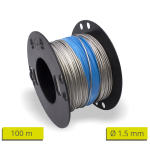 Drahtseil Ø 1,5 mm, 7x7, beidseitig offen...