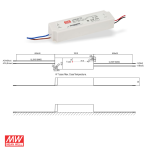 MeanWell LPV-Serie - LED-Trafo Konstantspannung IP67 | 5A CV | 60 Watt - 12 Volt
