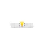 Deko-Light, Profil, IP-Profil, U-hoch AU-05-15, 15 - 16,3 mm LED Stripes, Aluminium, Silber, Naturbelassen, Tiefe: 2000 mm, Breite: 24 mm, Höhe: 20 mm