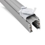 Kombination Deckenclip für 24mm Rasterdecke und Nordic Aluminium Global Trac | weiß