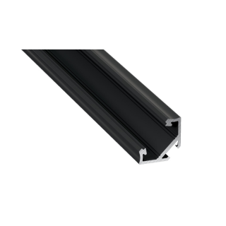 LED Aluminiumprofil Type C (2,33 x 1,66) - Eckprofile 45° - für LED Strips bis 12 mm | in versch. Ausführungen
