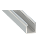 LED Aluminiumprofil Type Y (1,7 x 1,8) - Oberflächenprofile - für Strips bis 12 mm | roh 1000 mm
