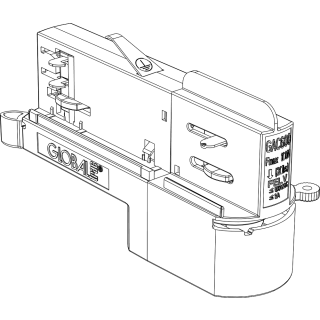 Global Trac Pulse DALI Adapter 10A 100N, schwarz | GAC 600-2
