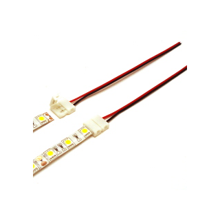 LED Einzelstecker Einspeiser (einseitig) für 10mm LED-Streifen mit Kabel