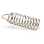 Spiralanker Drahtschraube Drahtspirale 2 mm Ø 25 Länge 73 mm, Stahl für Akustikelemente Schaumstoff / Basotect / Baffel | vernickelt