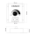 LED Dimmer für LED-Stripes DC12V-24V 8A Stufenloser Regler | Aluminium