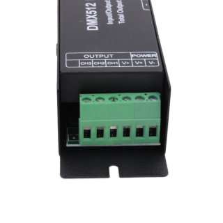 LED RGB DMX512 Decoder Controller 3x4A 12A 3 Kanal Digital PWM Dimmer