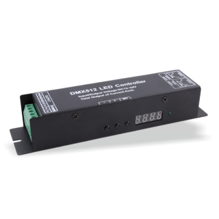 DMX 512 Controller Decoder Dimmer LED RGB Streifen Licht Verstärker 3 Kanäle 4A 