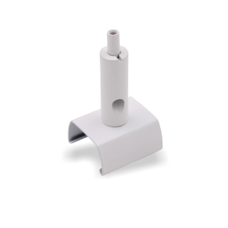 Drahtseilhalter / Gripper 15, mit Clip für UNIPRO 3-Phasen-Stromschienen | weiß