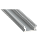 LED Aluminiumprofil Type Terra (2,0 x 0,9) - Einlegeprofile - für Strips bis 10 mm | silber eloxiert 2020 mm