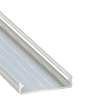 LED Aluminiumprofil SOLIS - Oberflächenprofile | silber eloxiert 1000 mm