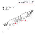 Global Trac Pulse DALI Flexverbinder für 3~, grau | XTSC623-1