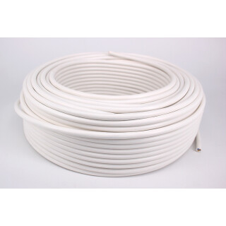 PVC Kabel Rund H03VV-F 3×0,75mm² 300V/300V Weiß