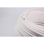 PVC Kabel Rund H03VV-F 3×0,75 mm² 300V / 300V | Weiß