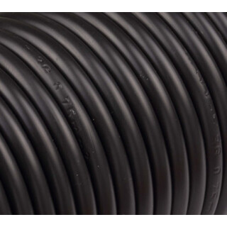PVC Kabel Rund H03VV-F 3×0,75 mm² 300V / 300V | Schwarz