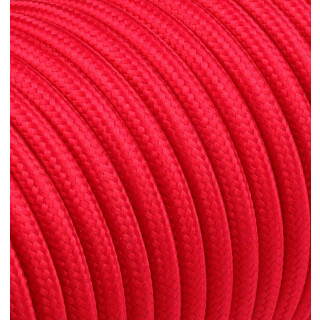 Textilkabel Standard Rund H03VV-F 2×0,75 mm²  PVC Kabel mit Textilummantelung 300V / 300V | Rot