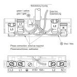 EUTRAC DALI / Bus Mitteleinspeiser für 3-Phasenschiene, verkehrsweiss RAL9016 | 555 2 5203 6