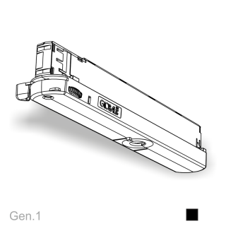 Nordic Aluminium Global Treiber für 3-Phasen In-Track Adapter GA-016 PRO, 300-1050mA, 12,6-40W | Schwarz | GA-016-2