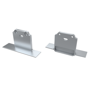 Endkappe für LED Profile SUBLI Aluminium CNC gefräst - mit Öffnung | in verschiedenen Ausführungen