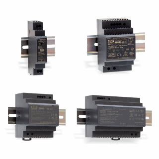 MeanWell HDR-Serie - Hutschienen-Schaltnetzteile DIN-Rail | 12-153,6 Watt - 5-48 Volt