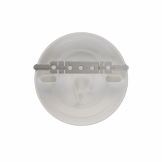 Abdeckkappe / Baldachin Zipdesign Mini mit 0-7 Lampenpendel Ø100mm, Höhe 40mm,  weiß RAL 9010 matt
