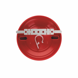Abdeckkappe / Baldachin Zipdesign Mini mit 0-7 Lampenpendel Ø100mm, Höhe 40mm, rot RAL 3002 matt (ABVERKAUFSARTIKEL)