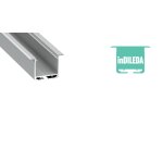 LED Aluminiumprofil Type inDILEDA (3,84 x 2,61) - Einbauprofile - für 2 Strips á 12 mm | verschiedenen Ausführungen