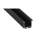 LED Aluminiumprofil Type inDILEDA (3,84 x 2,61) - Einbauprofile - für 2 Strips á 12 mm | verschiedenen Ausführungen