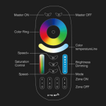 Mi-Light RGB+CCT 4-Zonen-Fernbedienung (RGB + 2700-6500K) 2,4GHz 12/24V