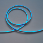 LED Strip Neon Flex 24V 4x10 12Watt/m 140LED/m | 5m Rolle 4mm breit IP67 | Blau